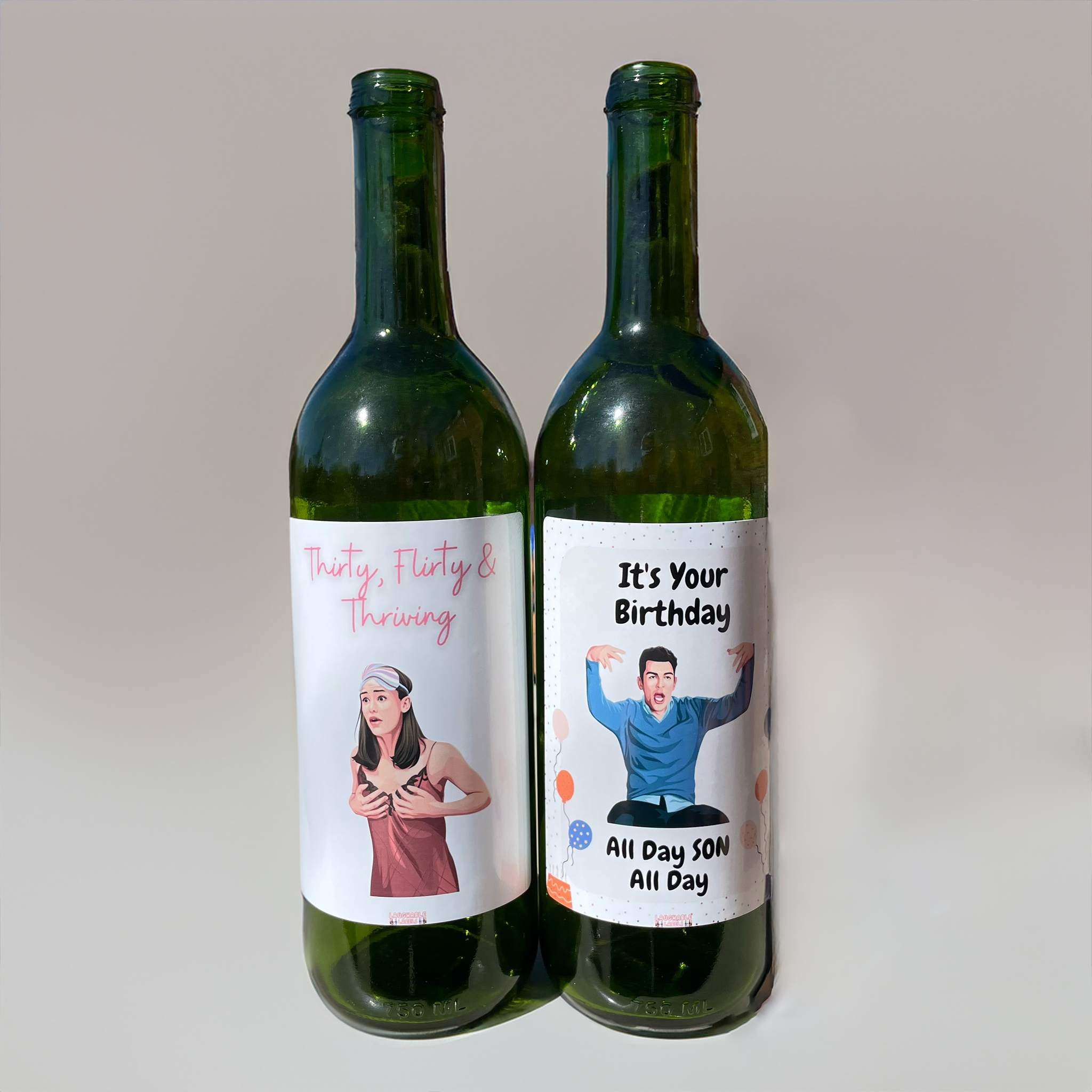 All Day Son All Day - Birthday Wine & Beer Labels | Laughable Labels by Bespoke Labels & Co.